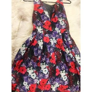 Forever 21: A line floral dress